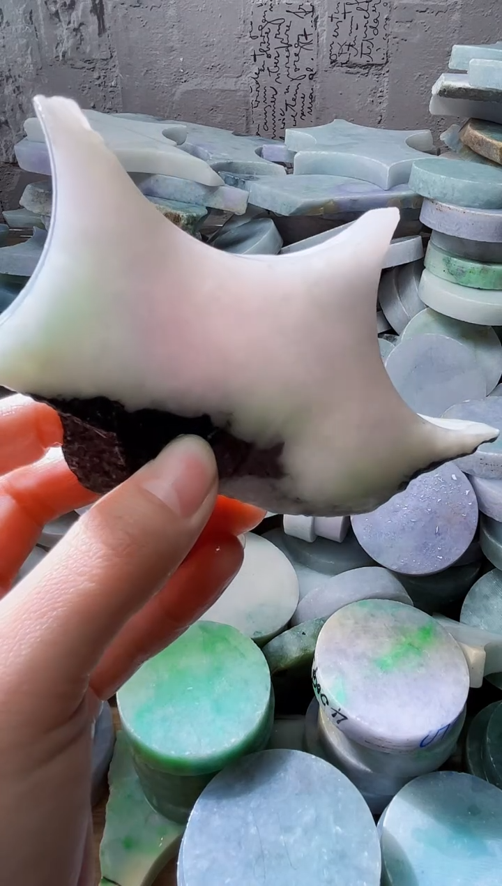 裸石翡翠天然翡翠A货玉 南 274