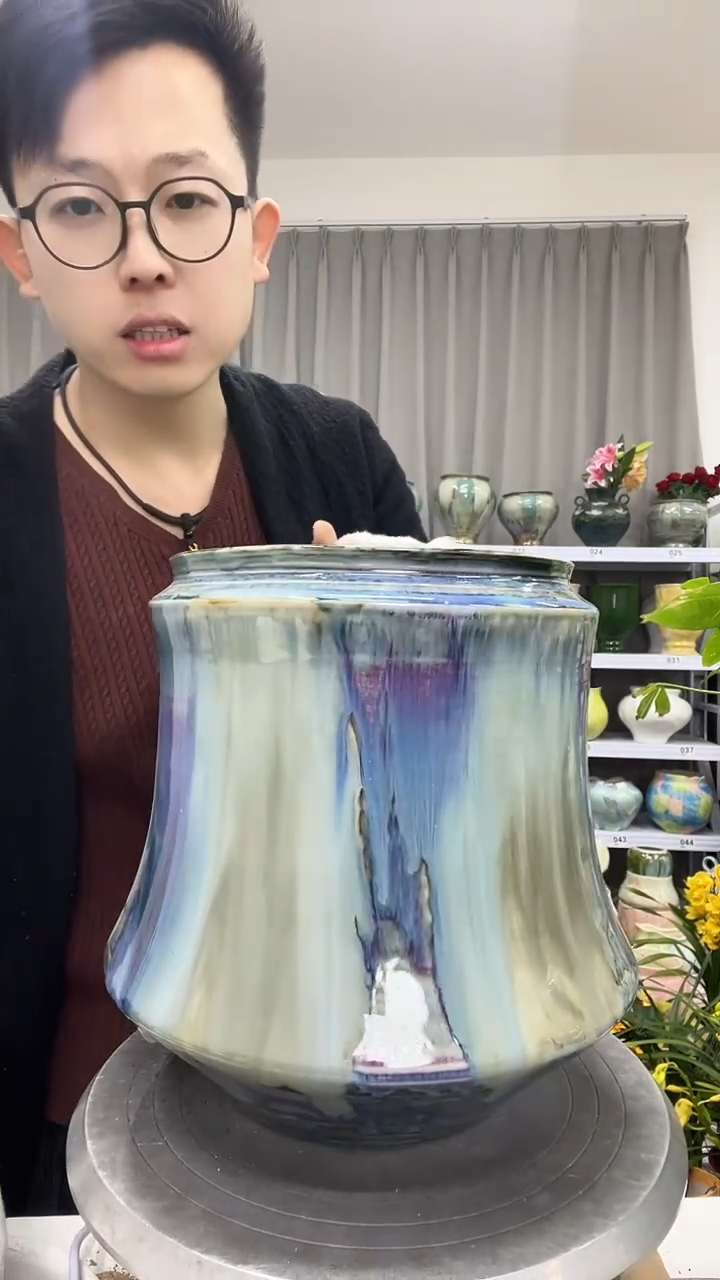 【12.9号】花盆链接 高： 28口：20