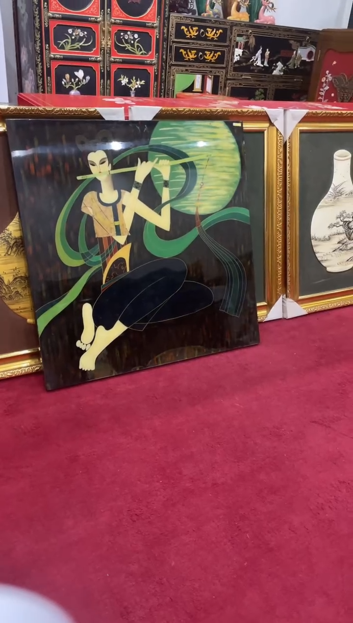 用****1扬州漆器纯手工漆画