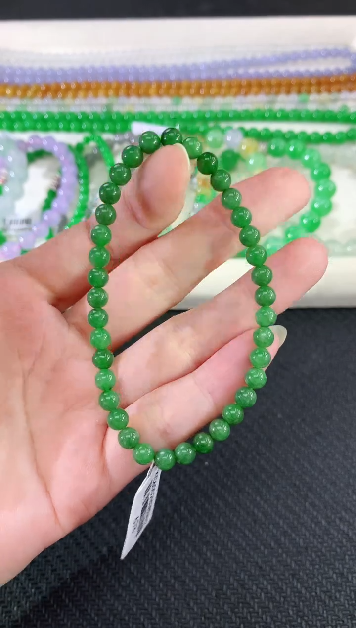 未镶嵌手串翡翠17|680