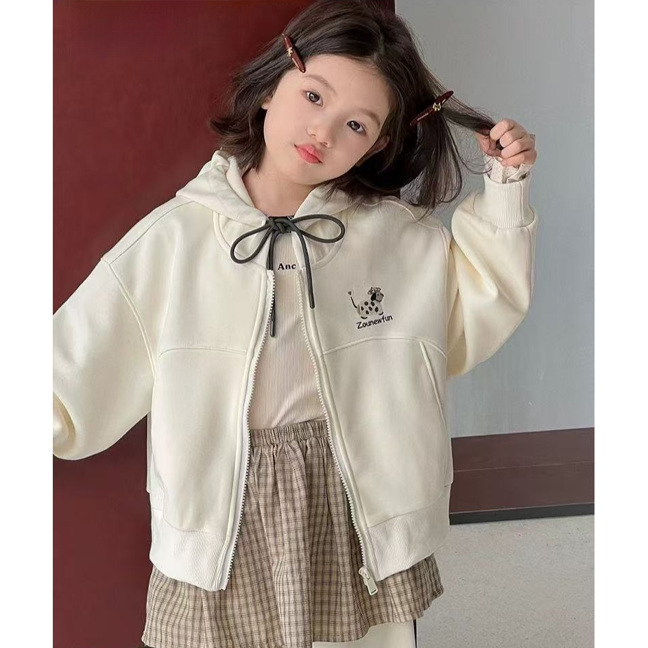 童装2025新款女童休闲卫衣外套--5138