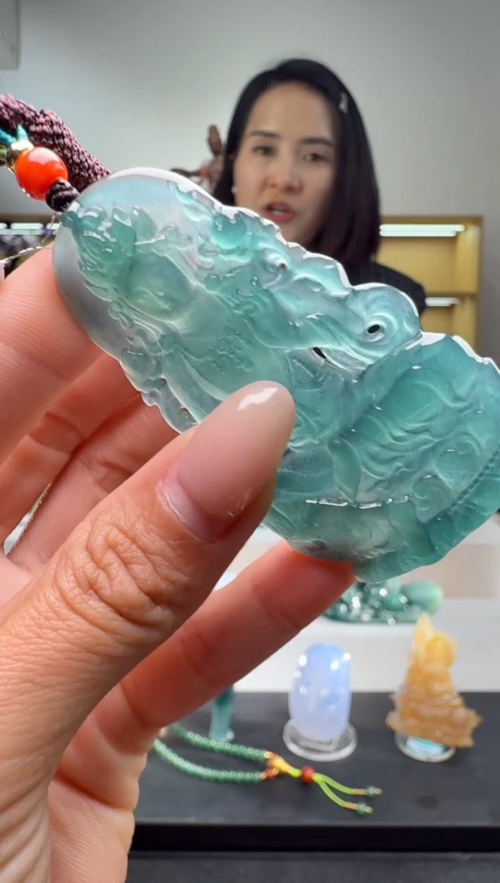 吊坠(不含链)未镶嵌翡翠度母（多样性发其一）