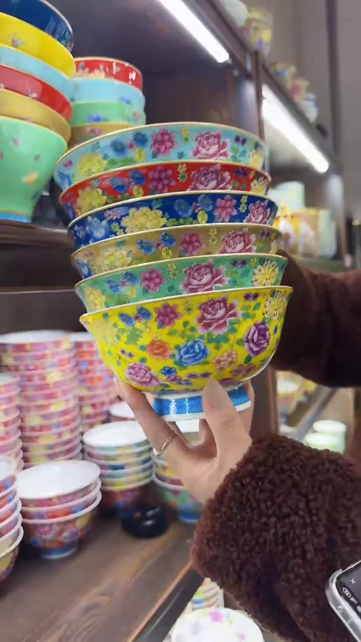 【闪购商品】瓷片6英寸面碗6个景德镇陶瓷