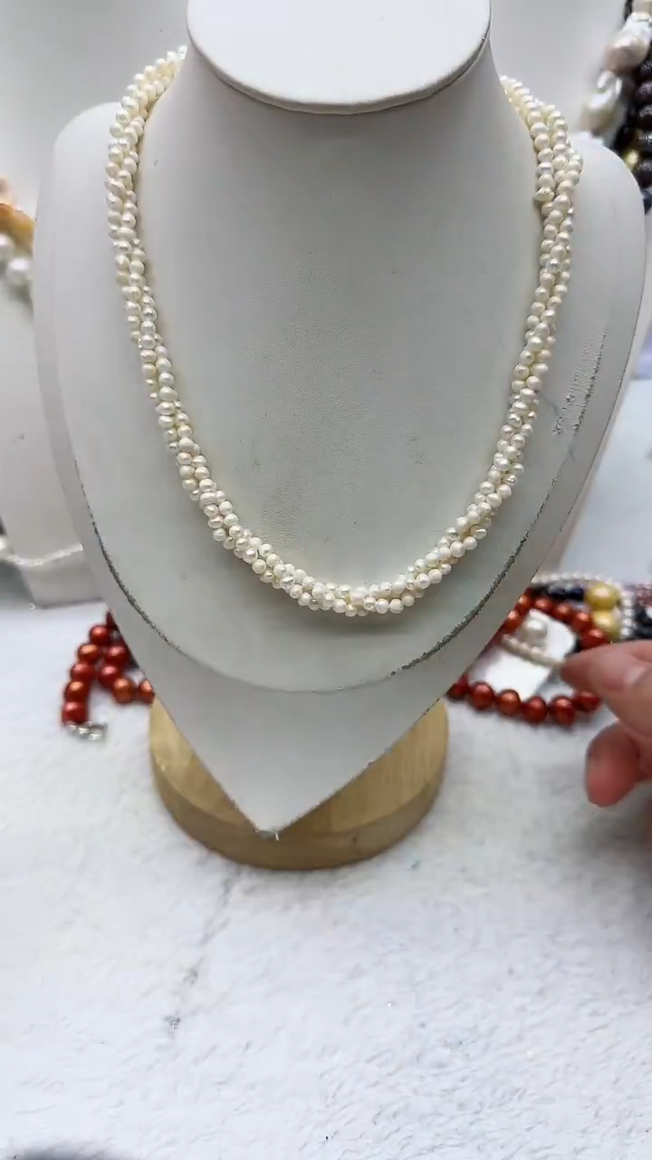 淡水珍珠未镶嵌套链48