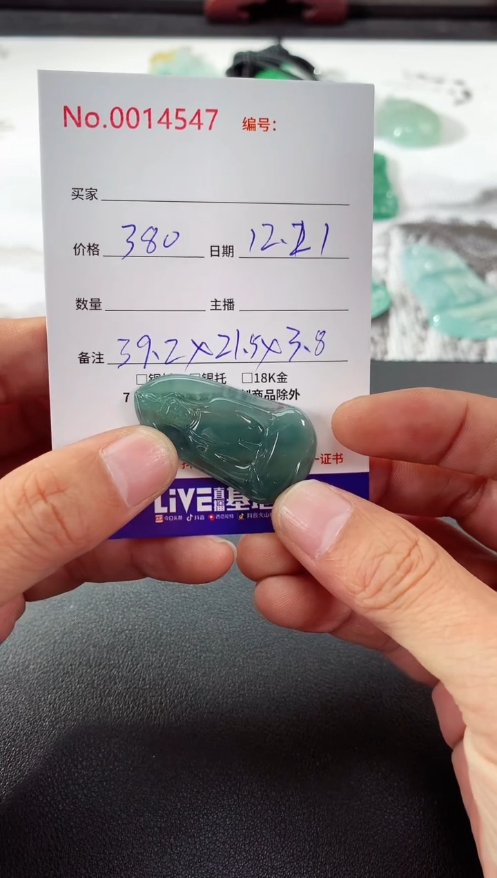 颈饰未镶嵌翡翠素衣