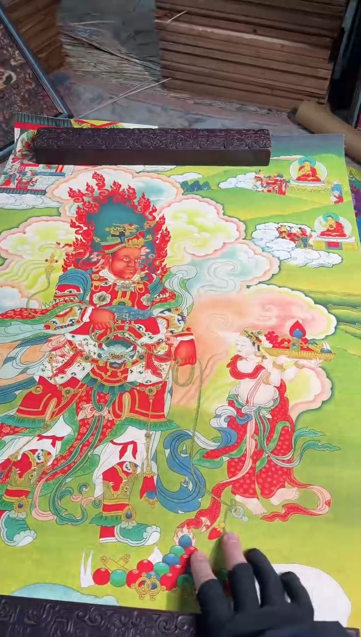 卷轴画东东唐卡tk16