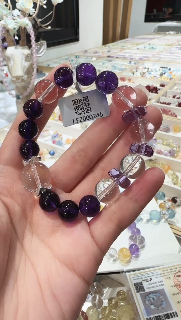 未镶嵌手链水晶手串