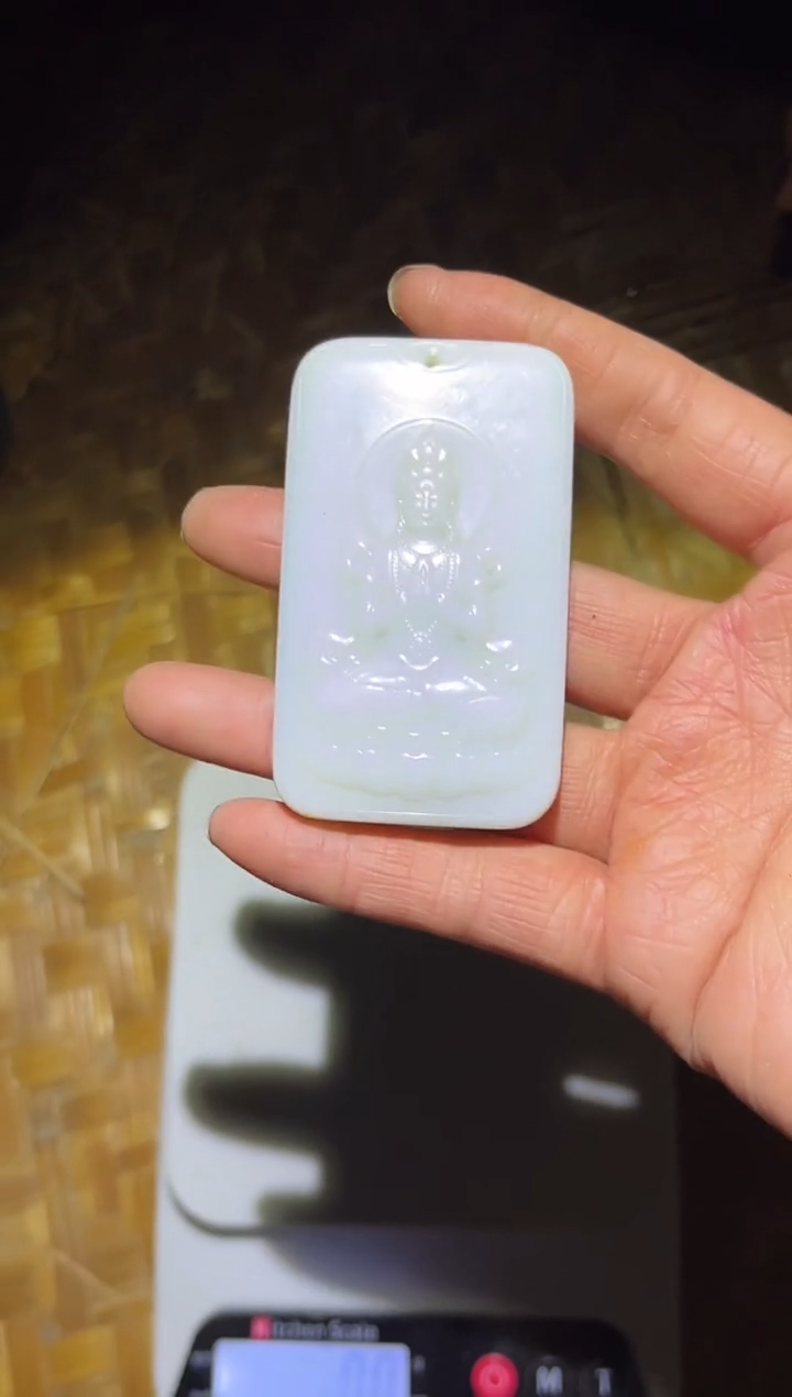 【闪购商品】和田玉挂件未镶嵌62财财财财财财财财财73克