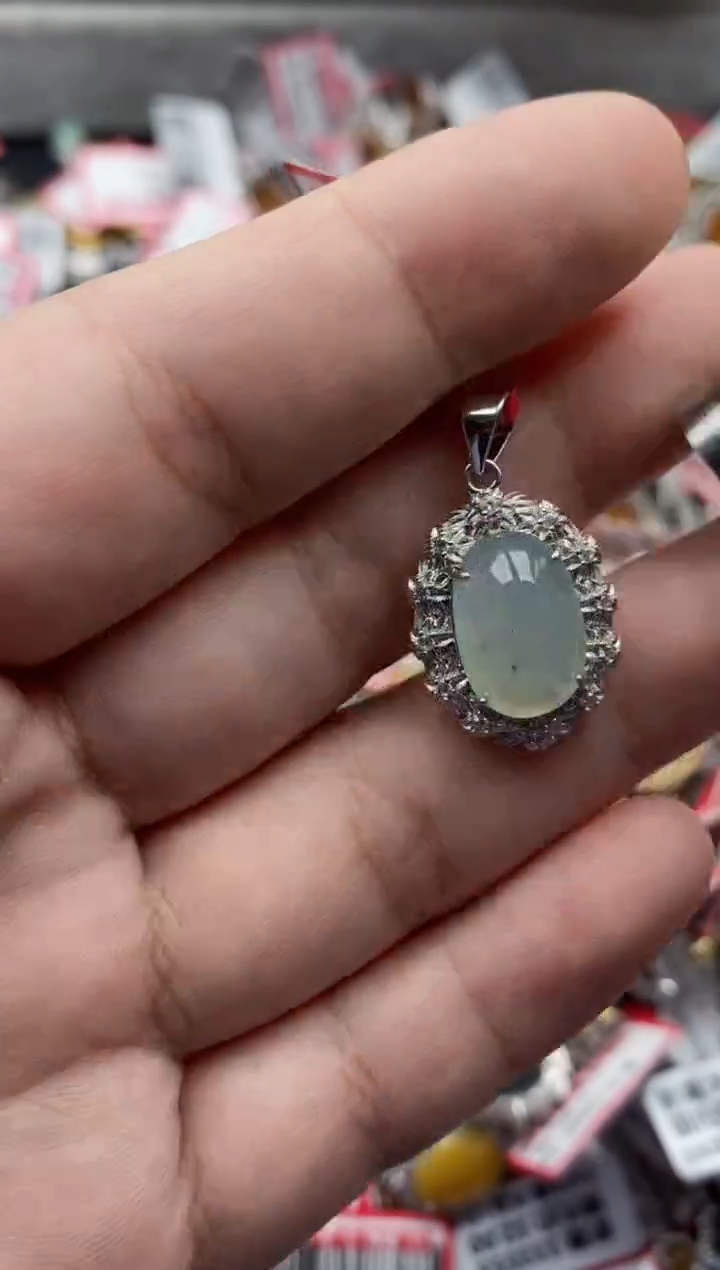 【闪购商品】翡翠戒指银S925镶嵌22222222228