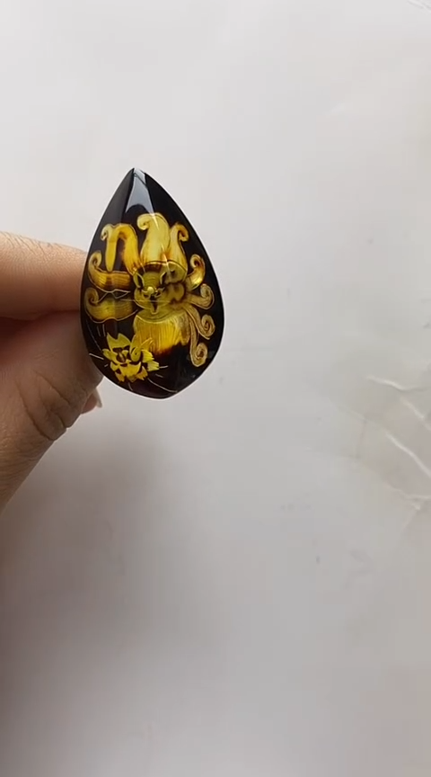 【闪购商品】琥珀裸石银S925镶嵌琥珀戒指