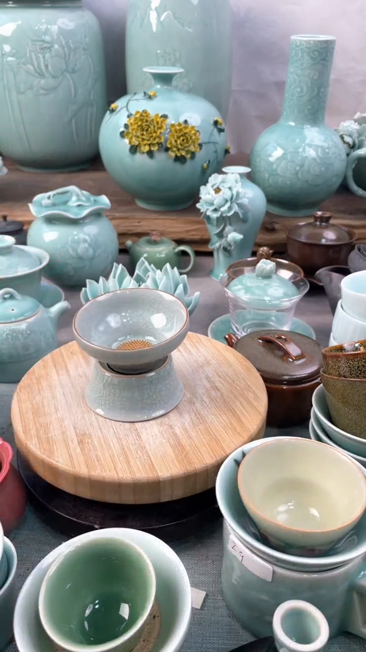 【闪购商品】特价 微瑕 慧仙青瓷