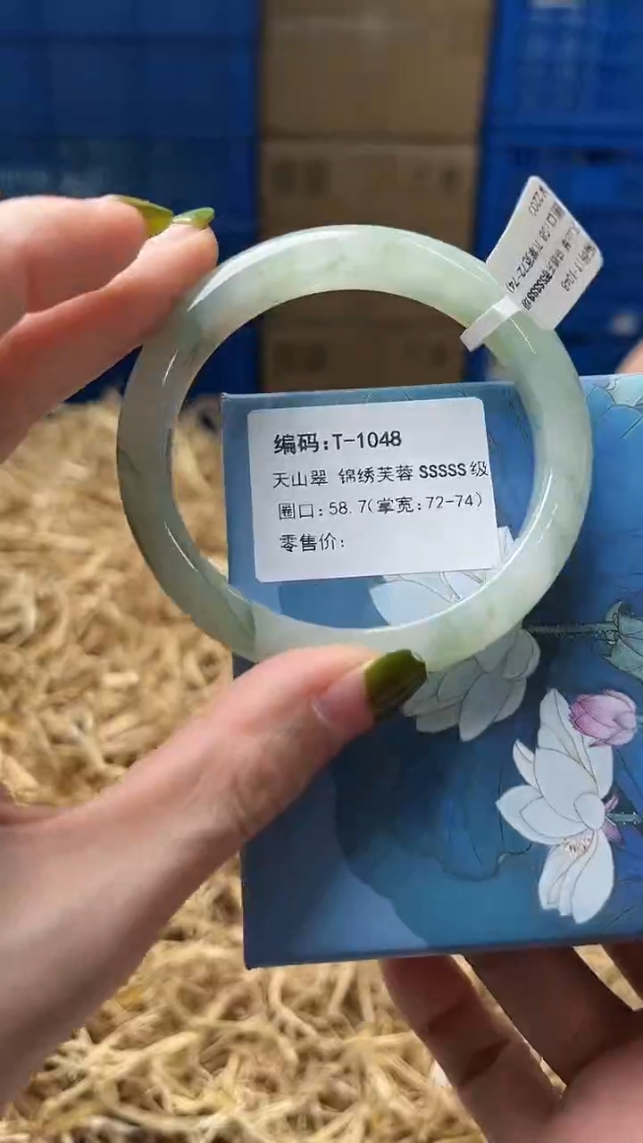 未镶嵌手镯石英质玉T1048