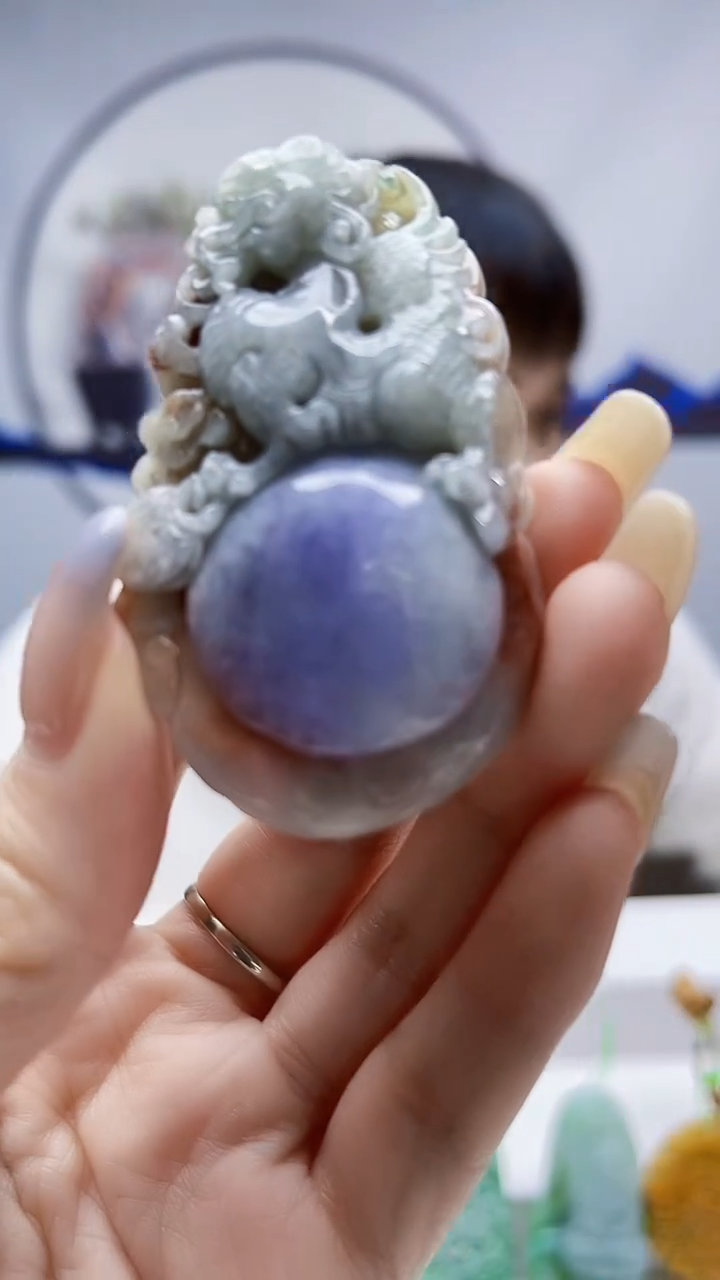 未镶嵌定制翡翠毛货挂件31