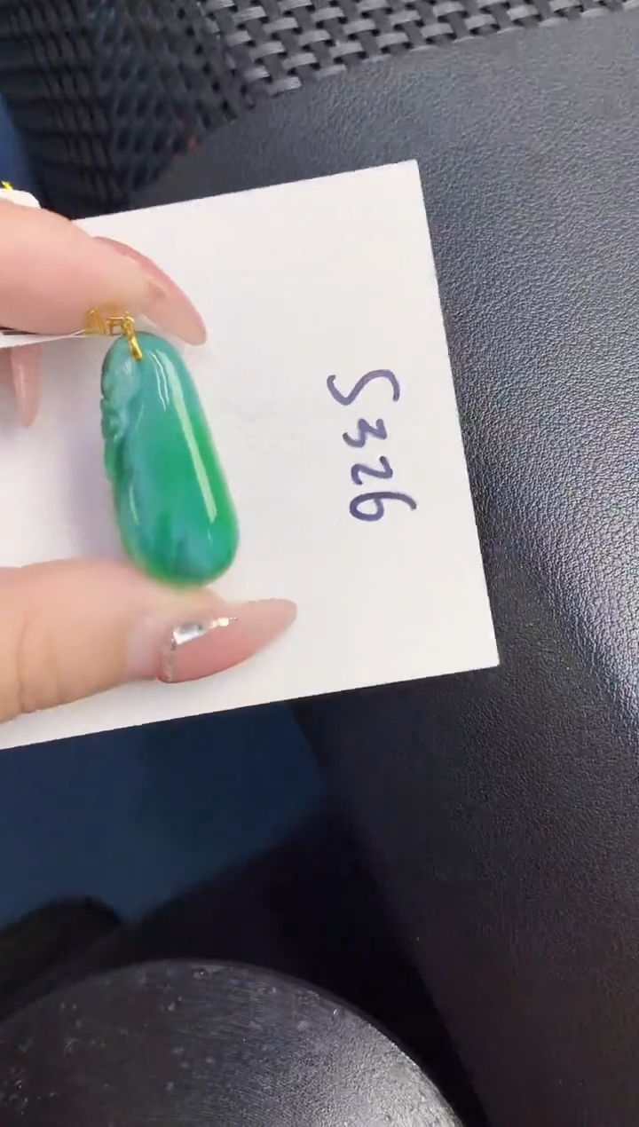 【闪购商品】翡翠颈饰18K金镶嵌000000000