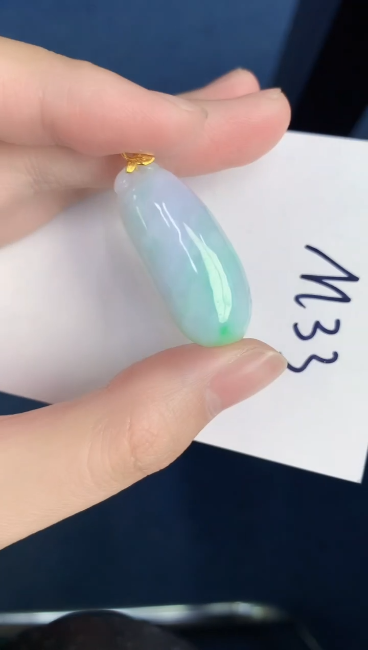 【闪购商品】翡翠颈饰18K金镶嵌000000000