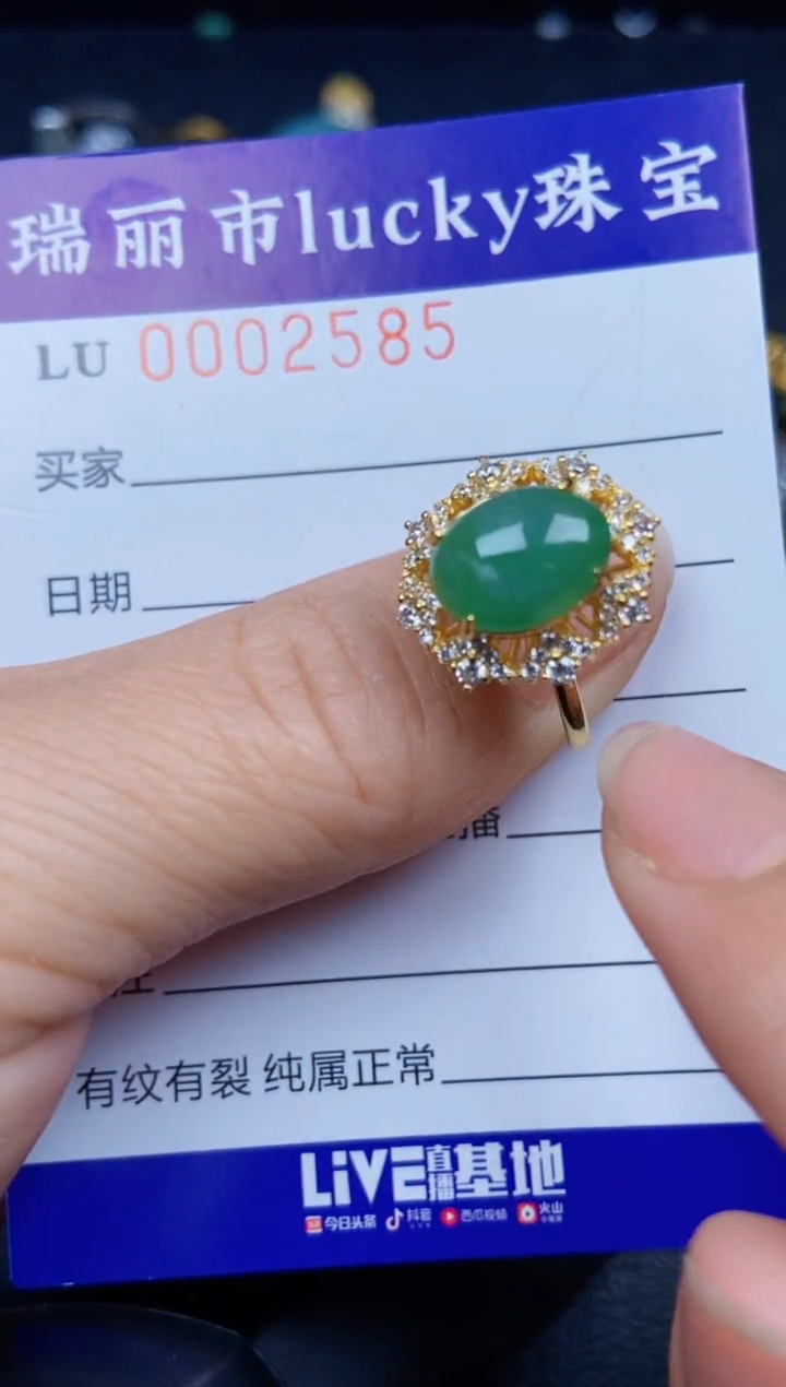 【闪购商品】翡翠颈饰银S925镶嵌2585