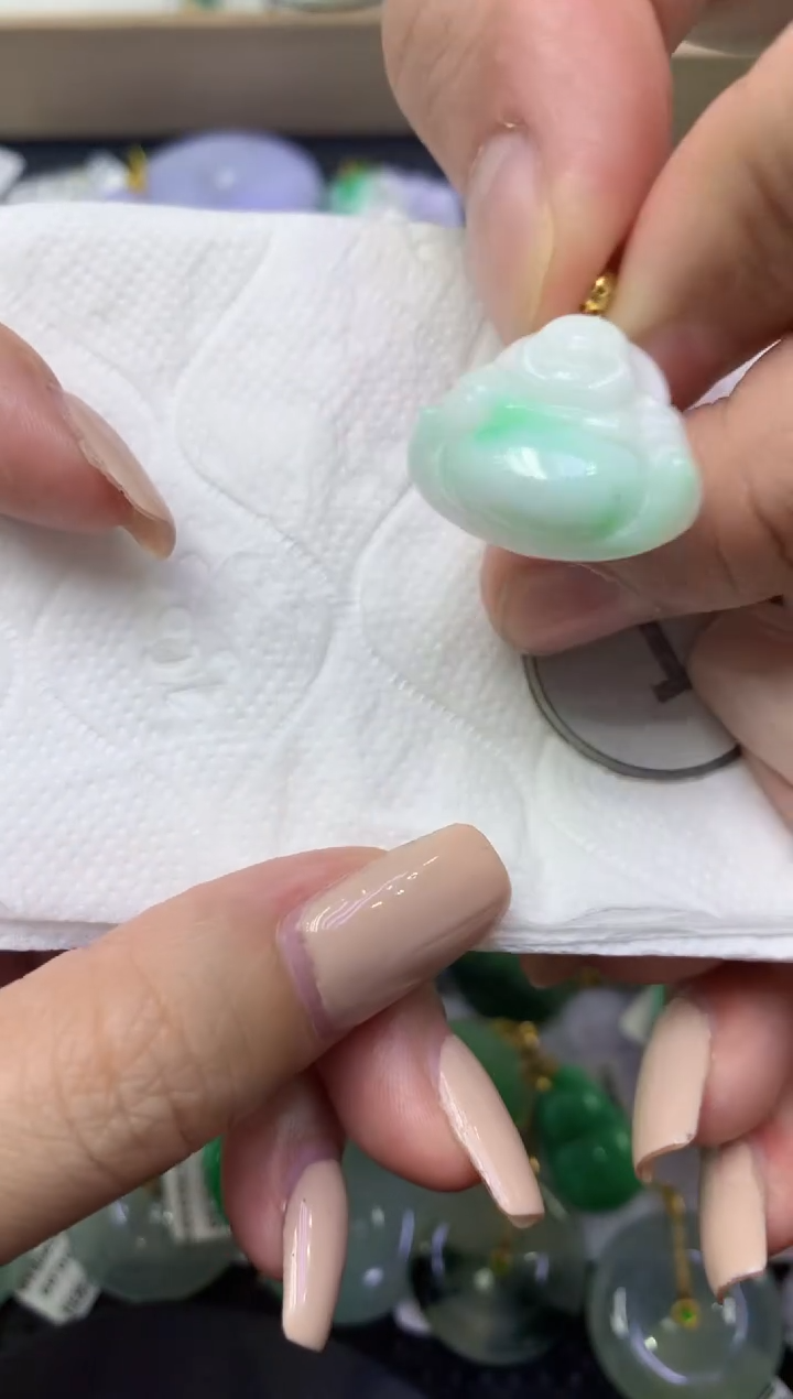 颈饰未镶嵌翡翠天然缅甸翡翠A货