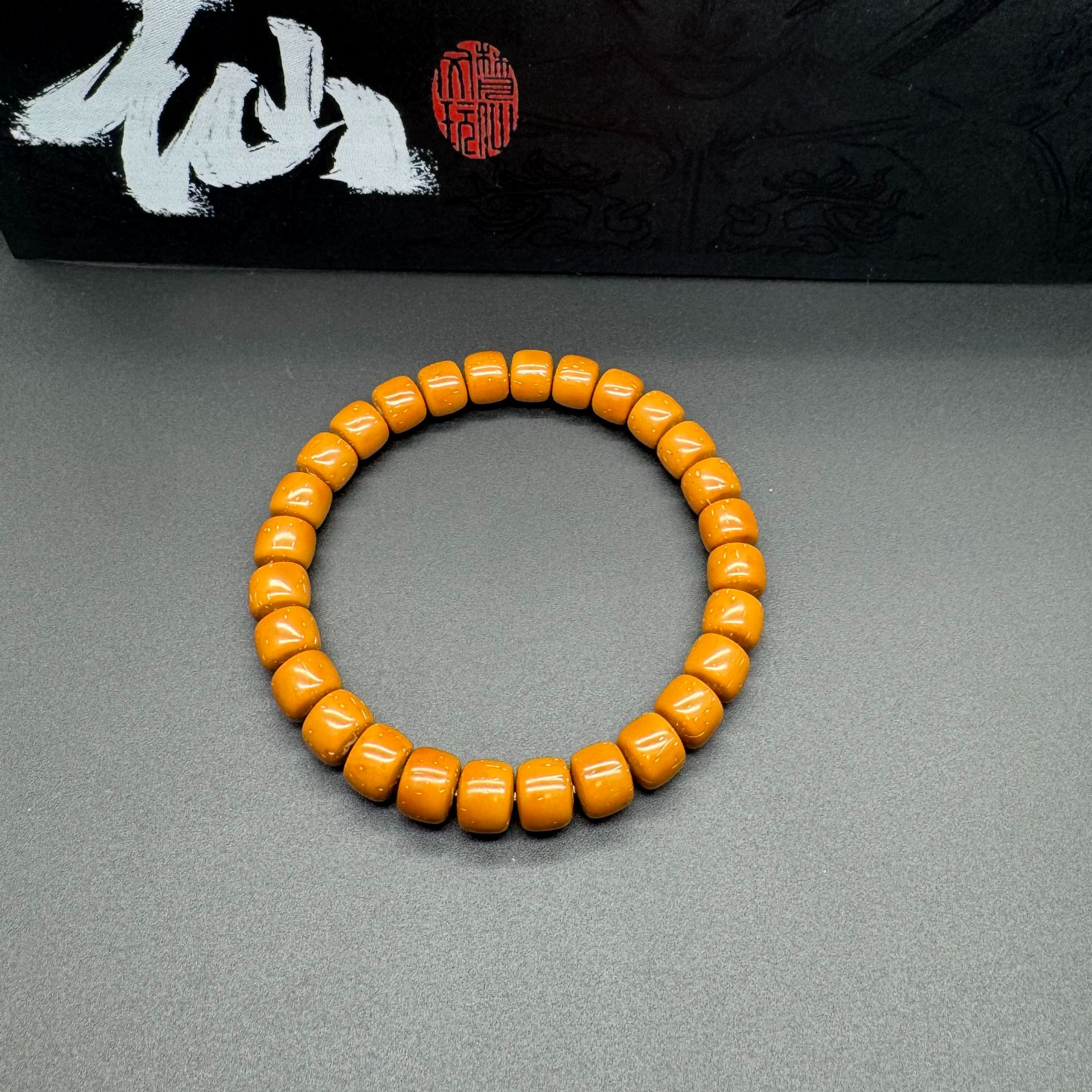 紫金鼠实心肉鼠手串，黄金甲手工实心道珠，9mm小尺寸紫金鼠老型