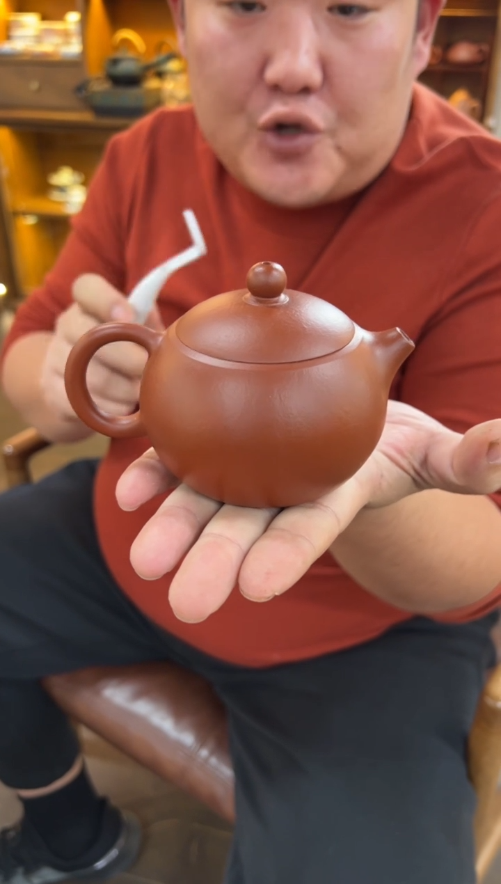 【闪购商品】紫砂茶壶【头哥手工壶】西施朱泥
