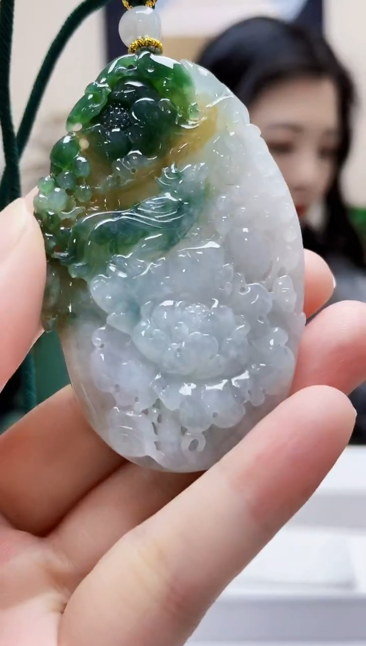 未镶嵌定制翡翠吊坠106