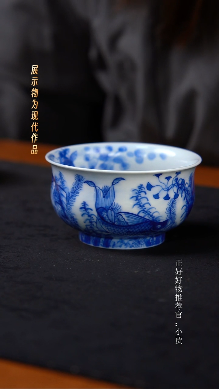 杯子陶景德镇手工手绘瓷