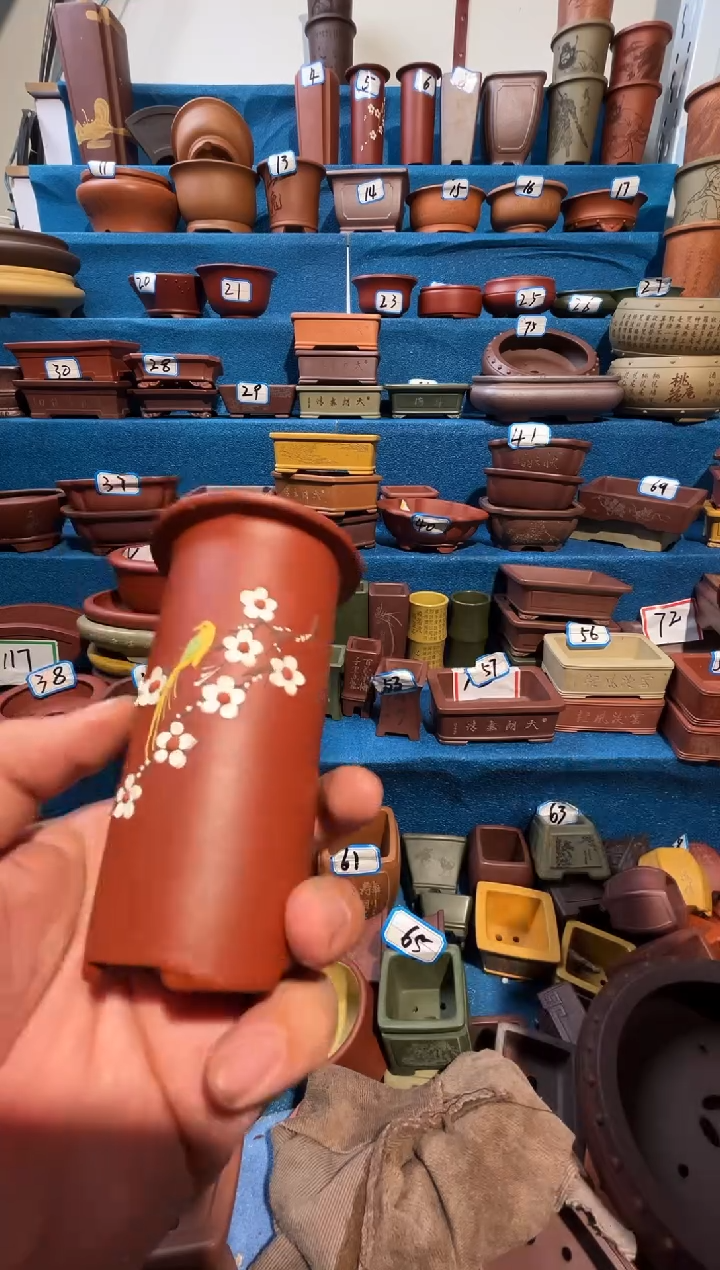 【闪购商品】紫砂紫砂花盆5*11