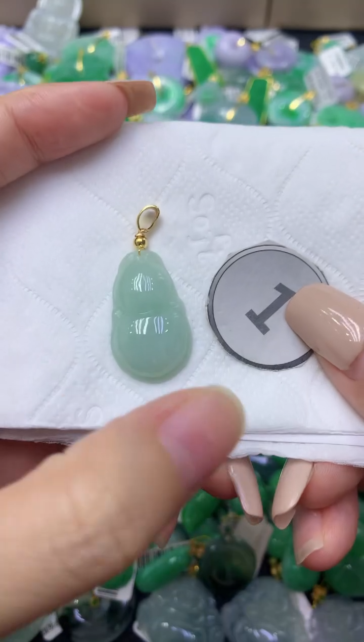 颈饰未镶嵌翡翠天然缅甸翡翠A货