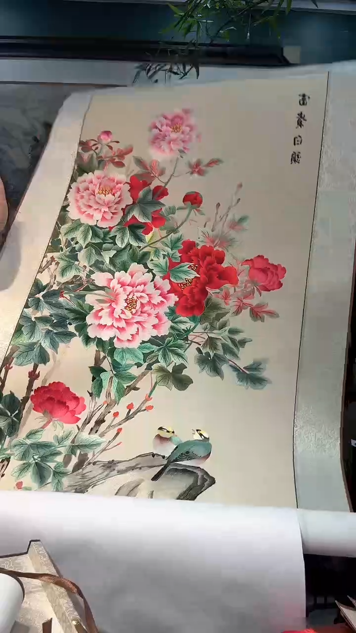 刺绣非遗苏绣手工刺绣软裱