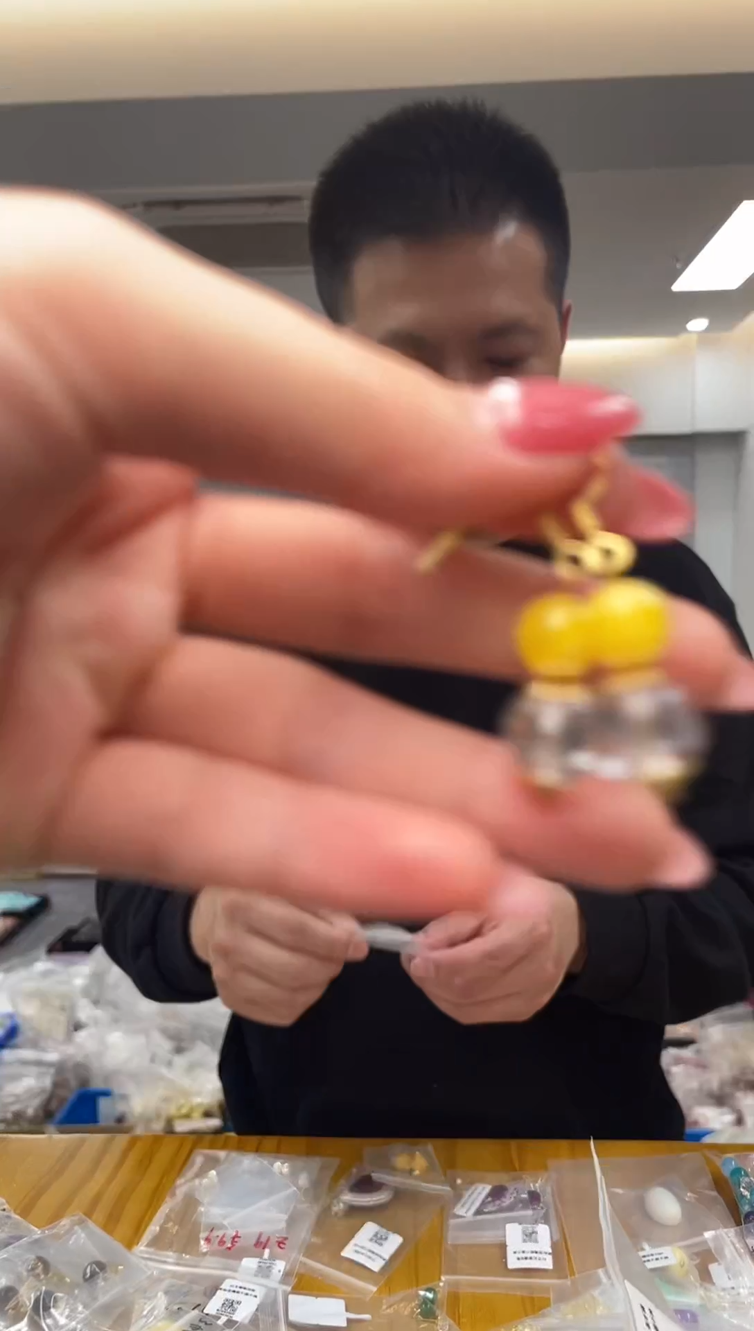 未镶嵌耳饰水晶（多样性发一件）