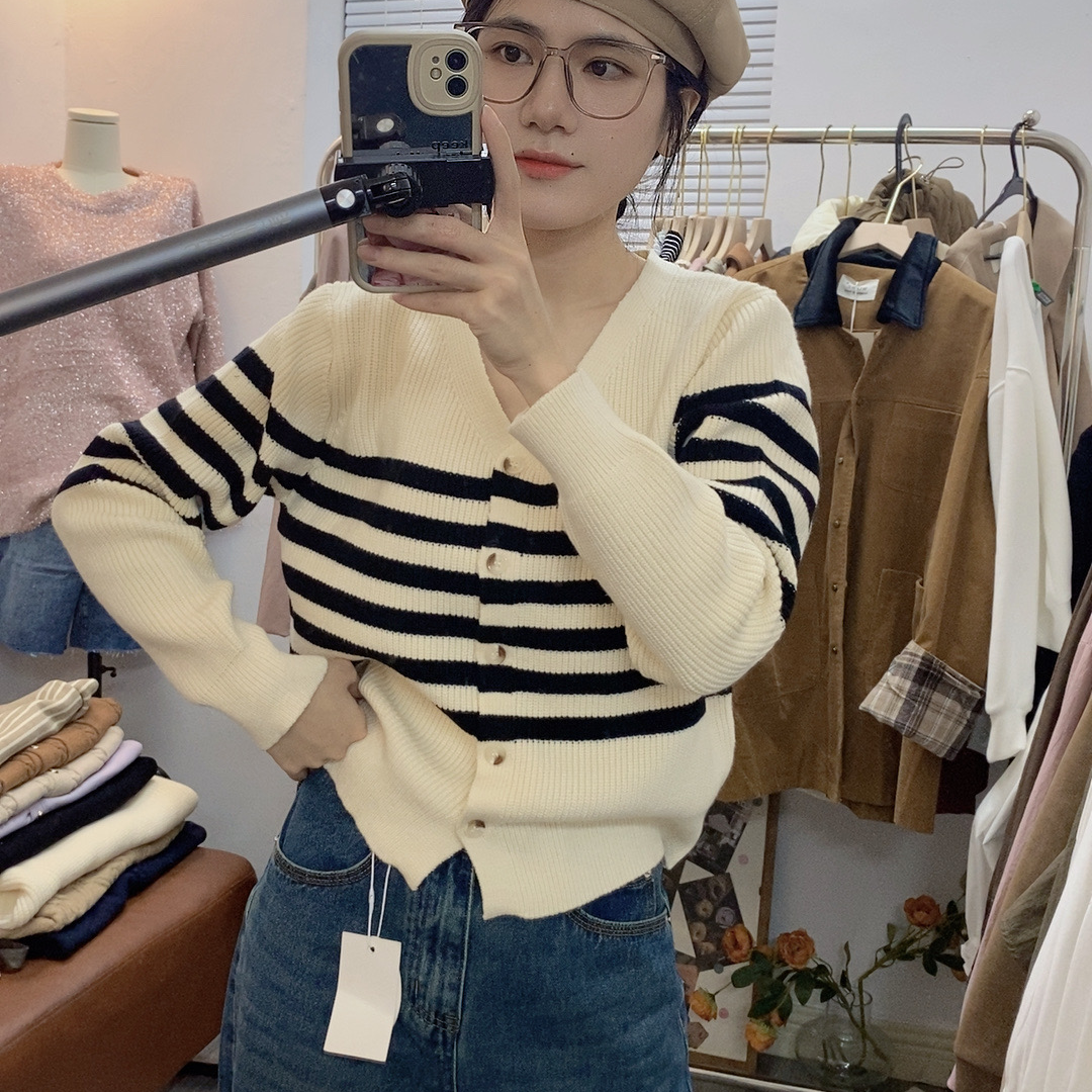 （二号）主播推荐孤品时尚针织衫 扣号下 备注编码韩版