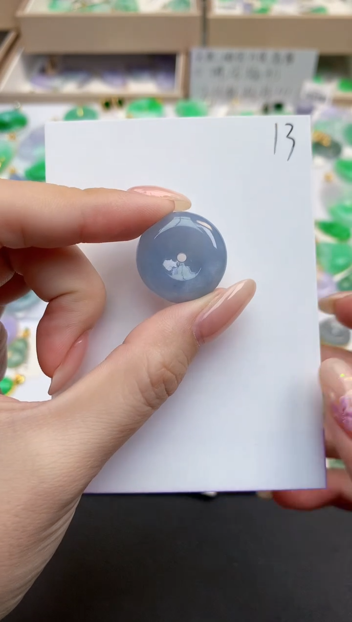 颈饰未镶嵌翡翠天然缅甸A货翡翠