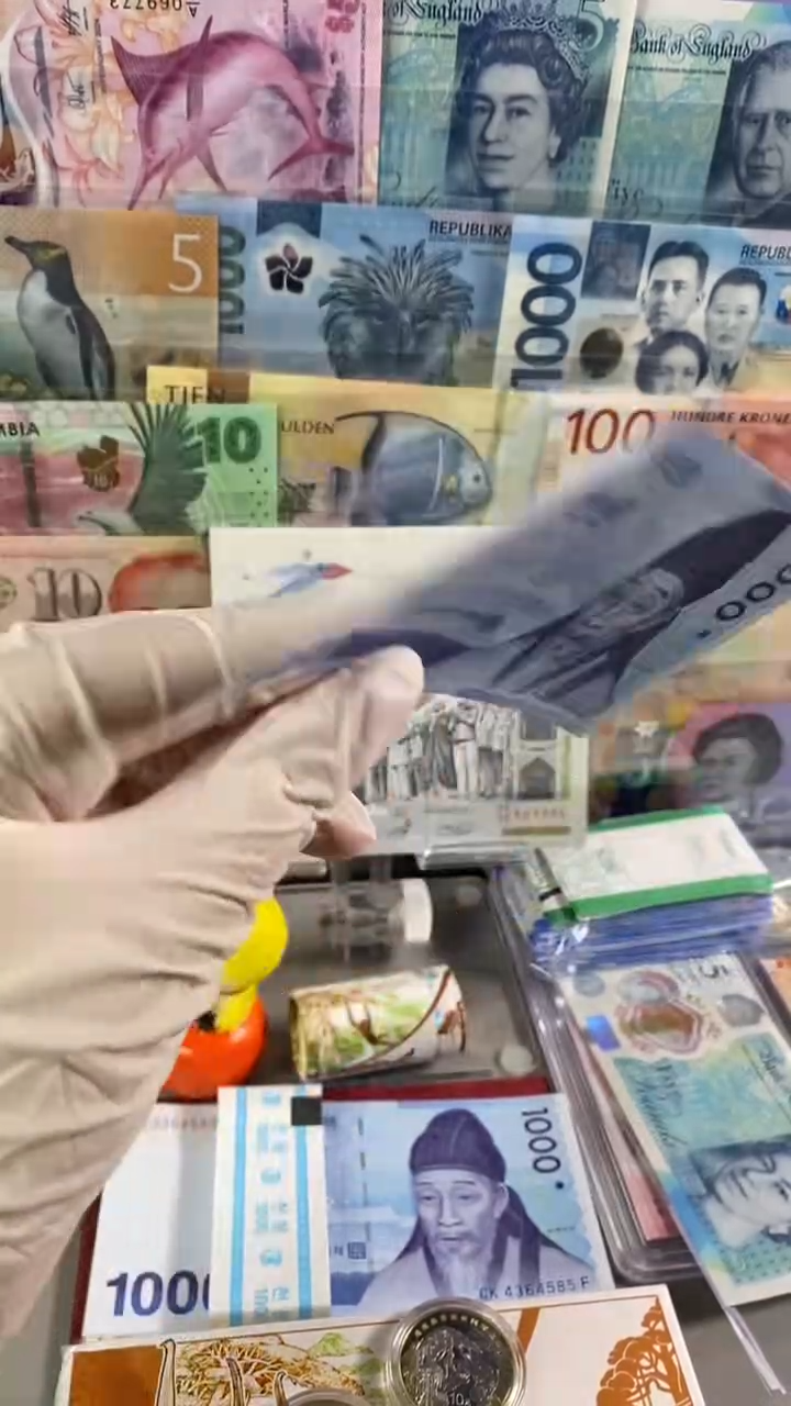 纸币韩国1000 2007年纸币