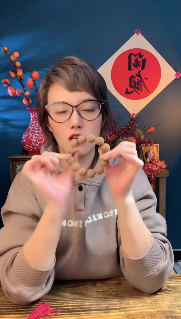 【闪购商品】泥塑避疫1.8大素珠12颗    