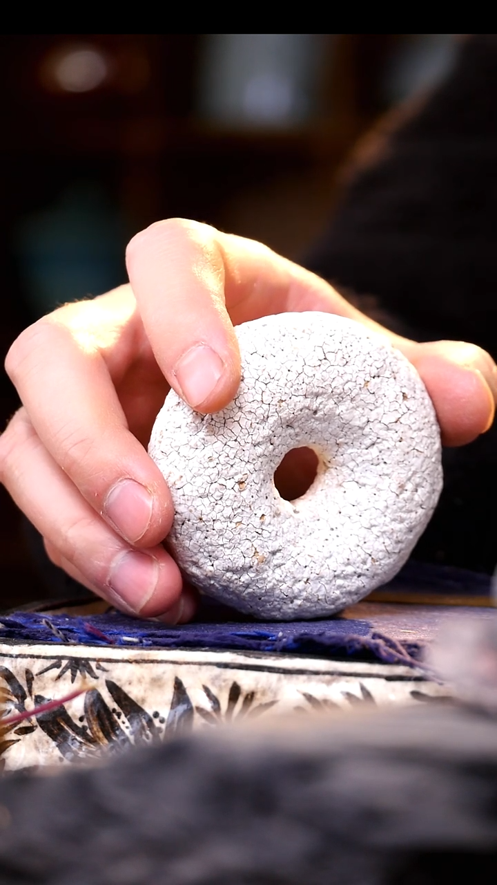 【闪购商品】879甜甜圈盖置钧瓷茶器神垕钧窑