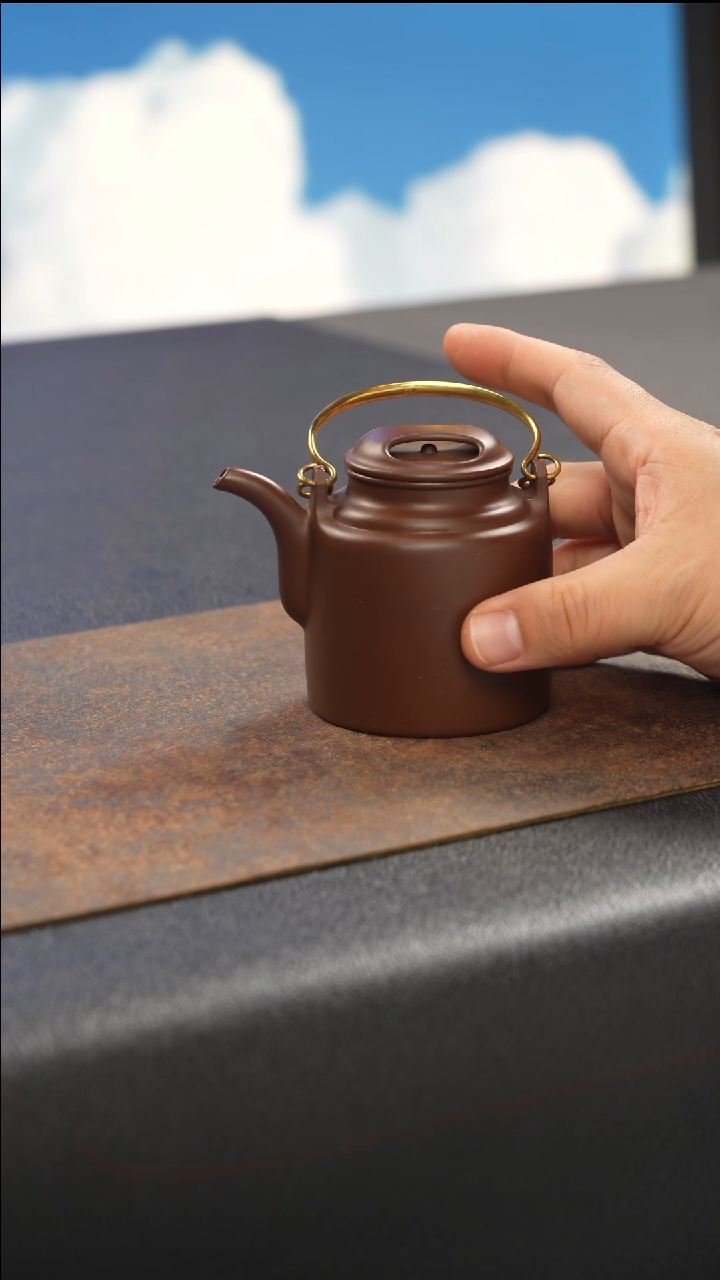 茶壶紫砂洋桶 紫泥