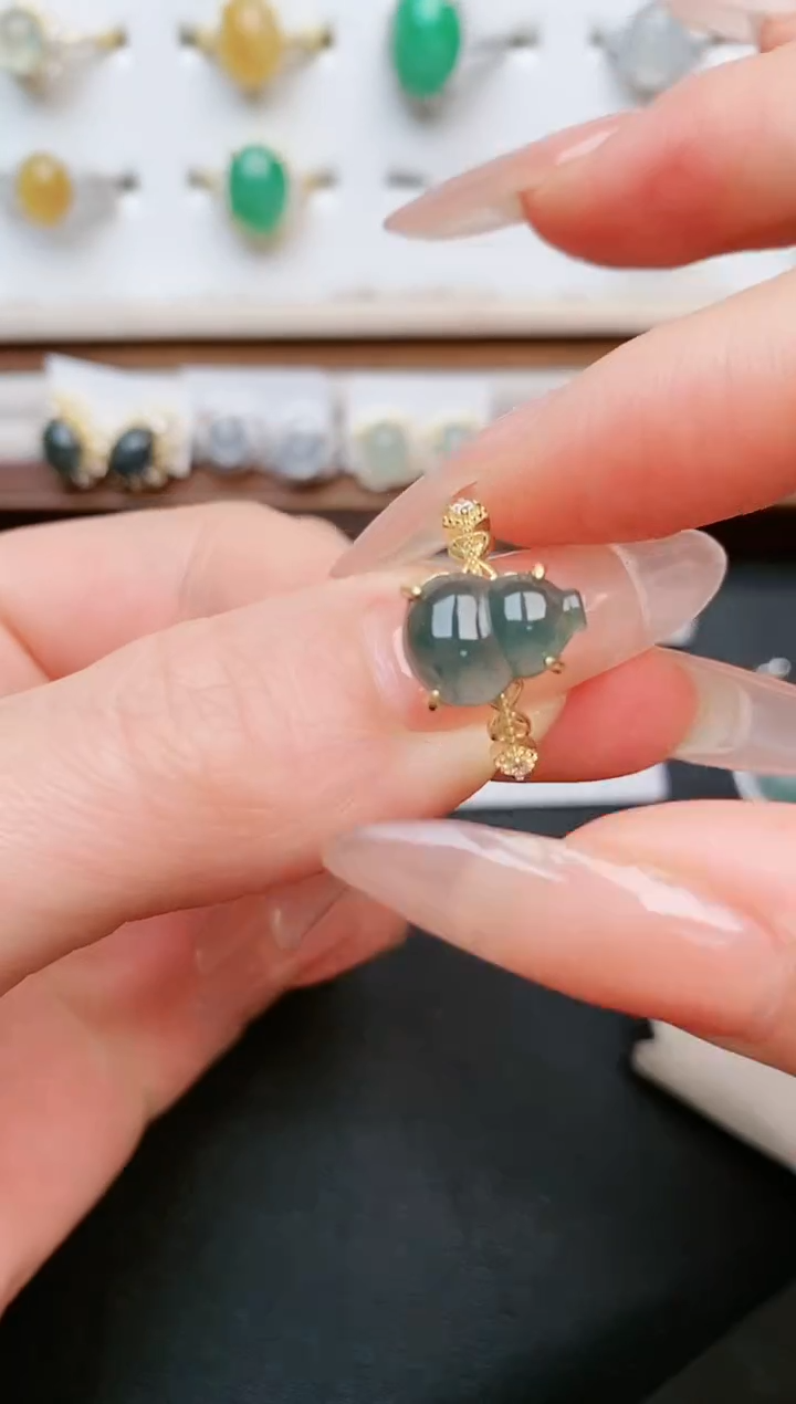 【闪购商品】翡翠戒指银S925镶嵌....