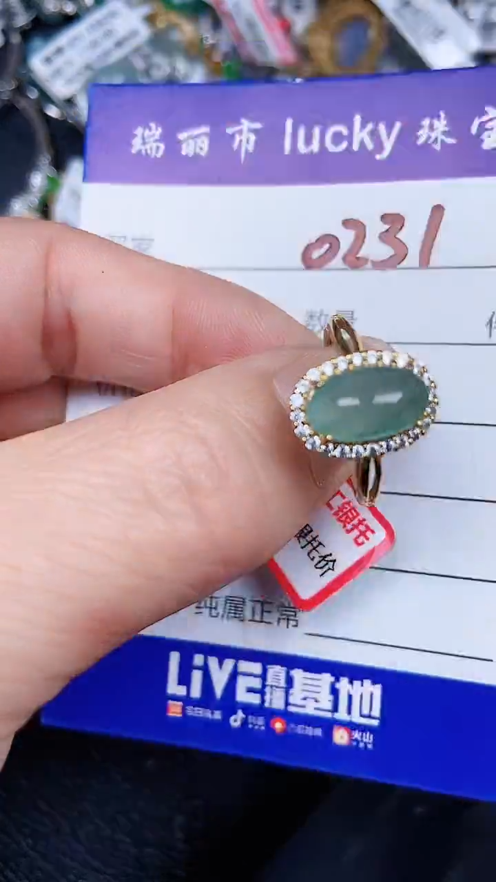 颈饰银S925镶嵌翡翠0231