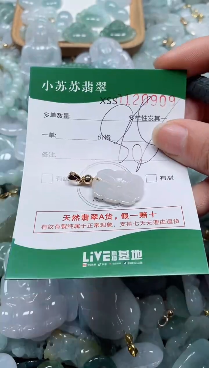 【闪购商品】翡翠颈饰未镶嵌闪购商品0102909