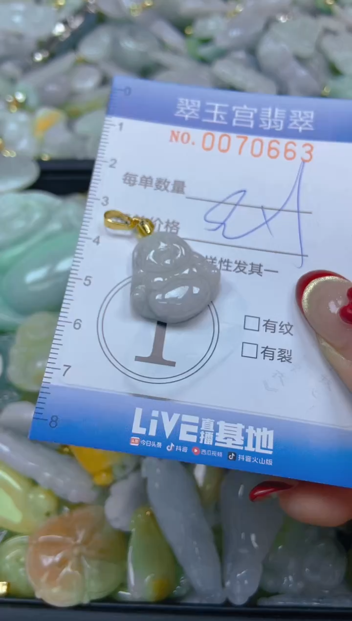 【闪购商品】翡翠颈饰未镶嵌闪购0070663
