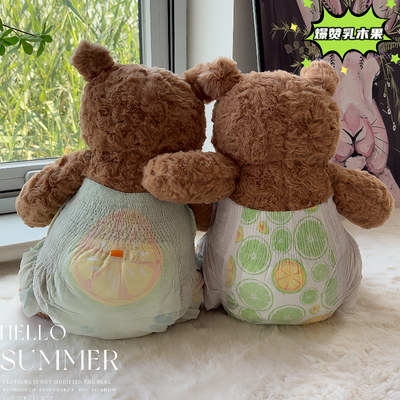 【爆赞水果裤】拉古巴水果裤夏季超薄纸尿裤大吸量尿不湿干爽拉拉裤