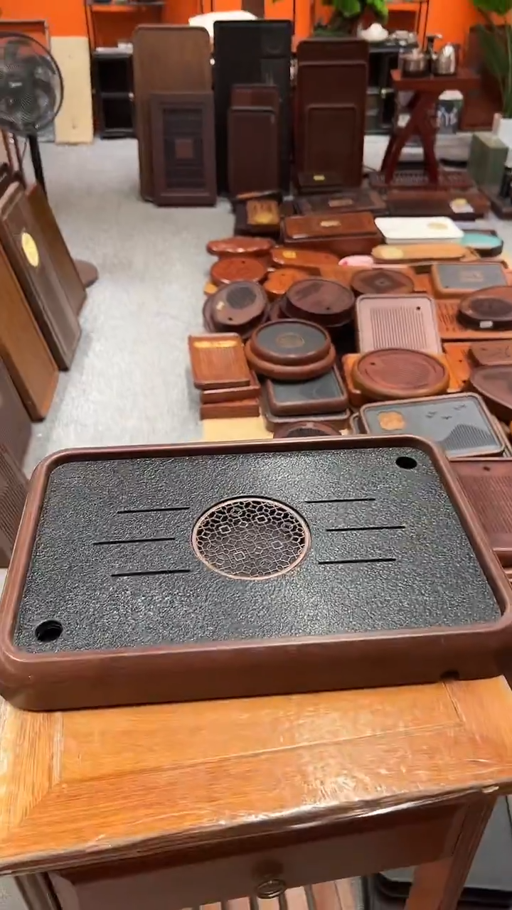 新款福利石材长39CM*宽26CM茶盘送管