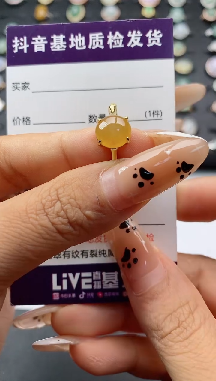 翡翠戒指银S925镶嵌.
