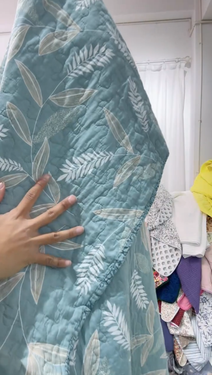 棉200*230纯棉床盖58号微瑕