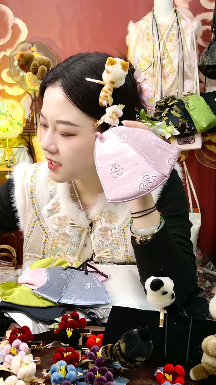 纯铜合金琉璃非遗口罩