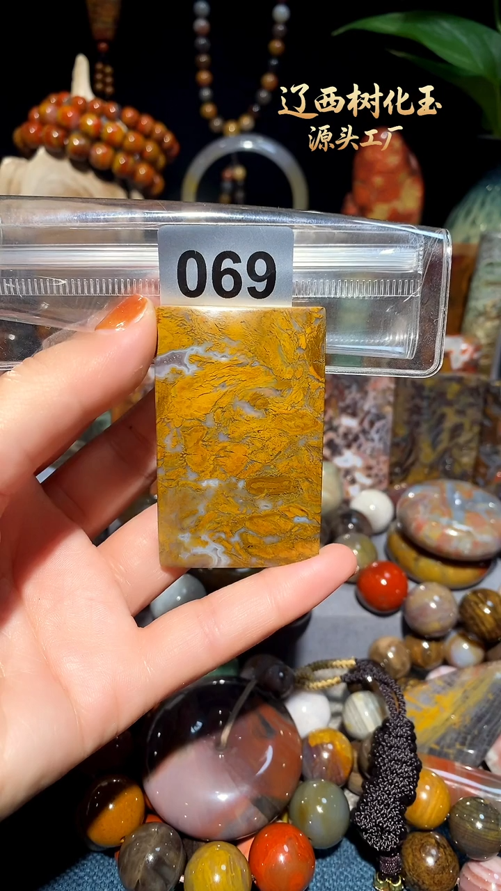 未镶嵌-硅化玉天然北票硅化玉吊坠