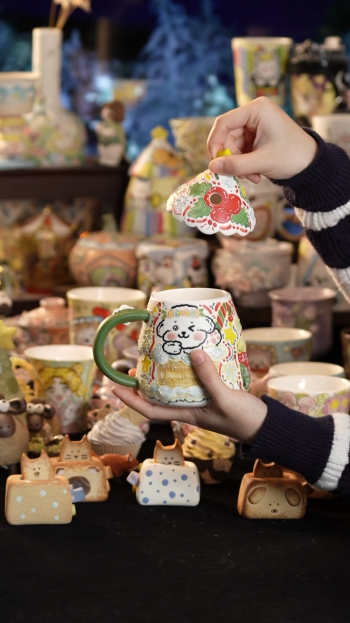 其他陶景德镇釉下彩手绘设计师款陶瓷