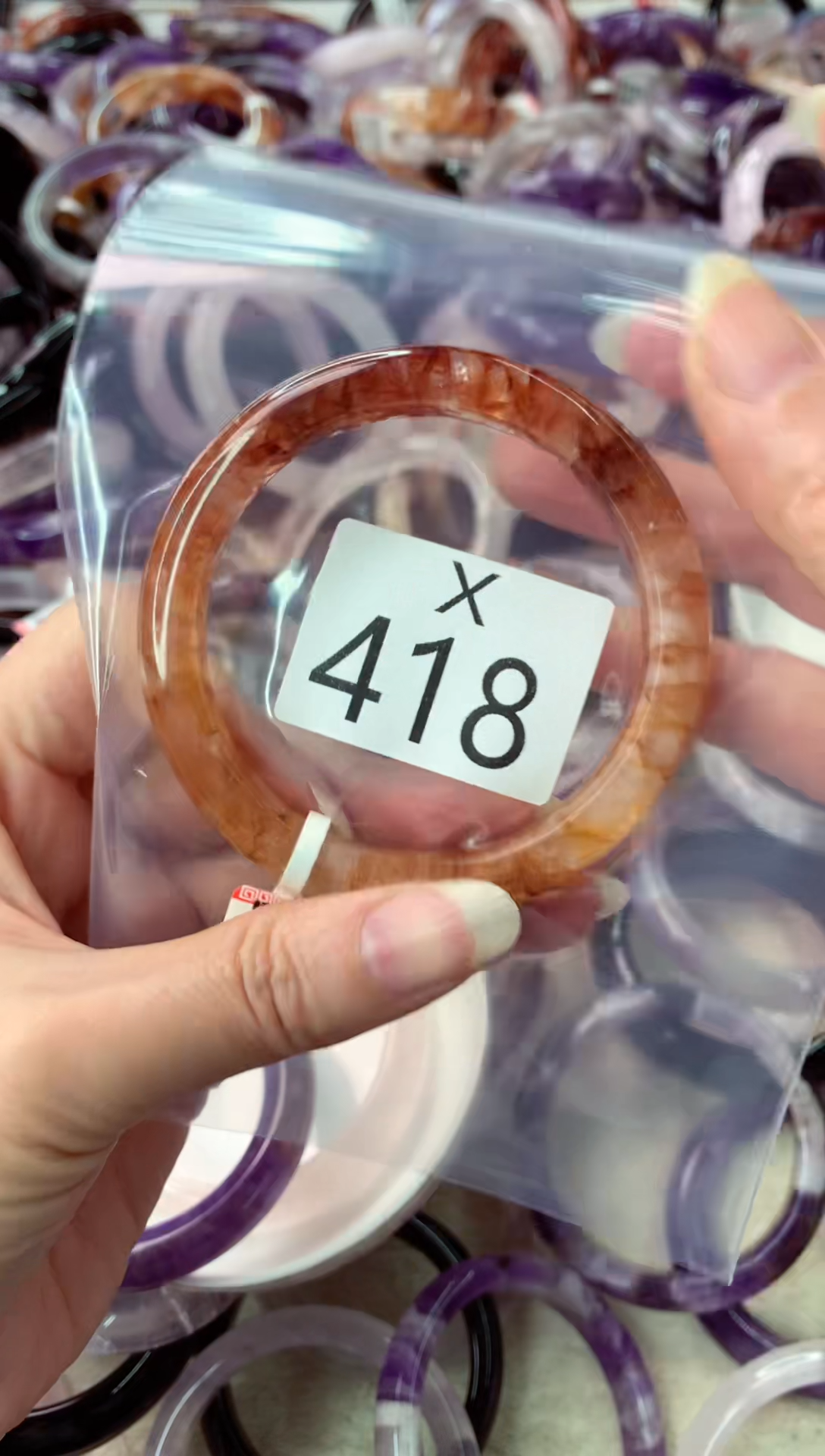 未镶嵌手镯水晶X418-58