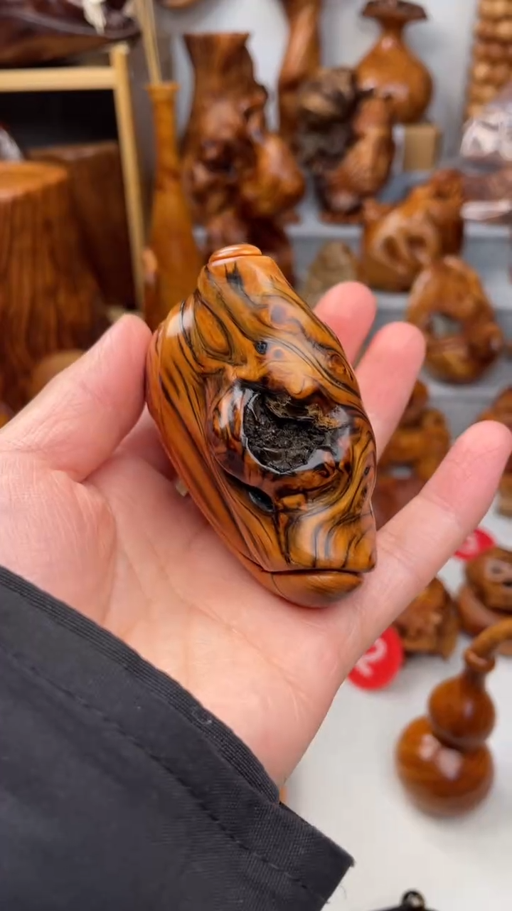 木太行崖柏陈化精品 把件/雕刻件-鉴赏期48小时