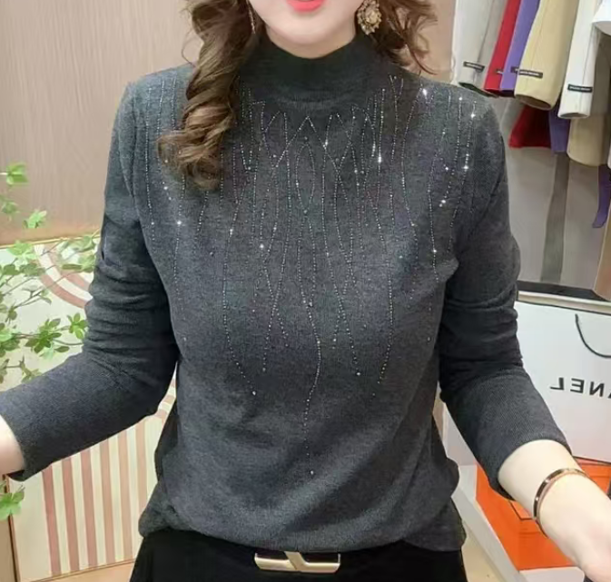 89158 女士时尚百搭休闲小衫 YNY