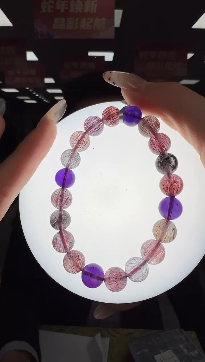 【闪购商品】水晶手链未镶嵌B34 gck850约9mm